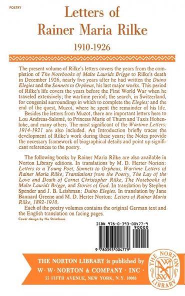 Letters of Rainer Maria Rilke 1910-1926
