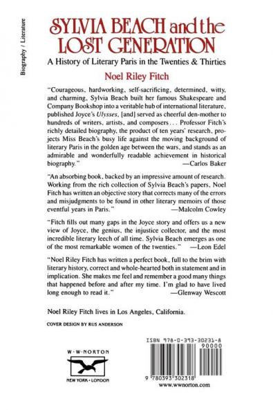 Sylvia Beach and the Lost Generation