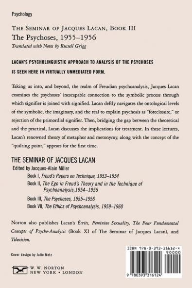 The Seminar of Jacques Lacan