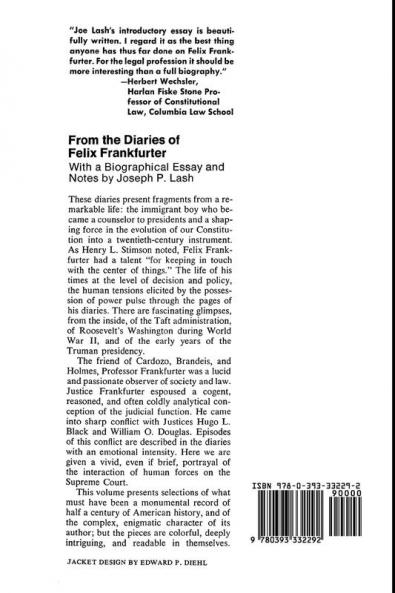 From the Diaries of Felix Frankfurter