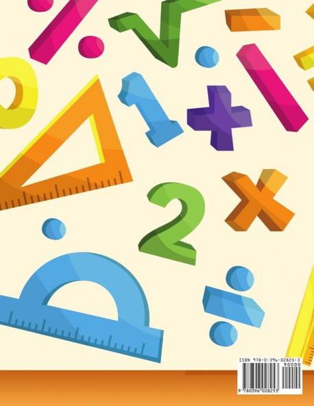 Math Activity Book for Kids Ages 4-8