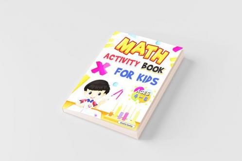 Math Activity Book for Kids Ages 4-8