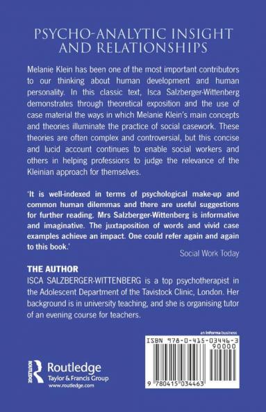 Psycho-Analytic Insight and Relationships