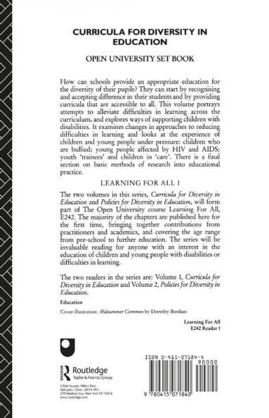 Curricula for Diversity in Education