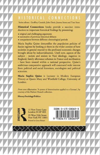 Population Politics in Twentieth Century Europe