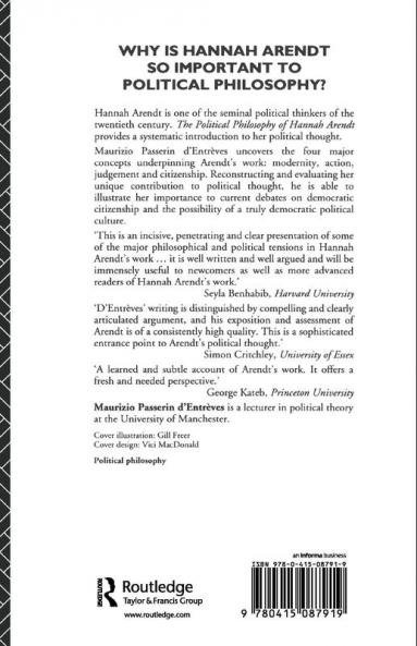 Political Philosophy of Hannah Arendt