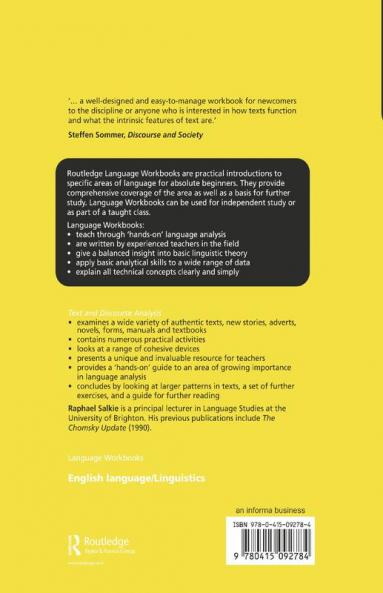Text and Discourse Analysis
