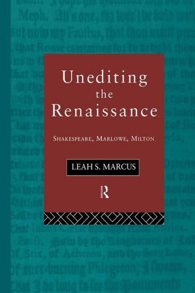Unediting the Renaissance