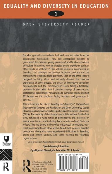 Equality and Diversity in Education 1