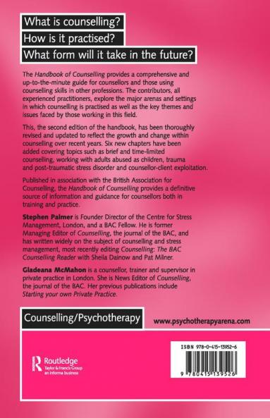 Handbook of Counselling