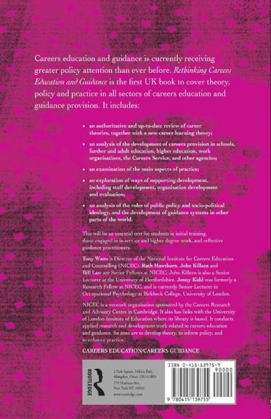 Rethinking Careers Education and Guidance