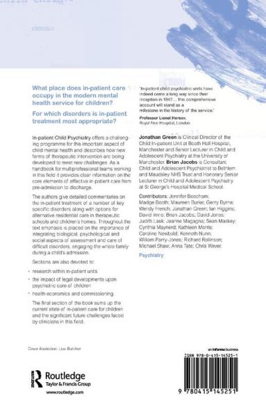 In-patient Child Psychiatry