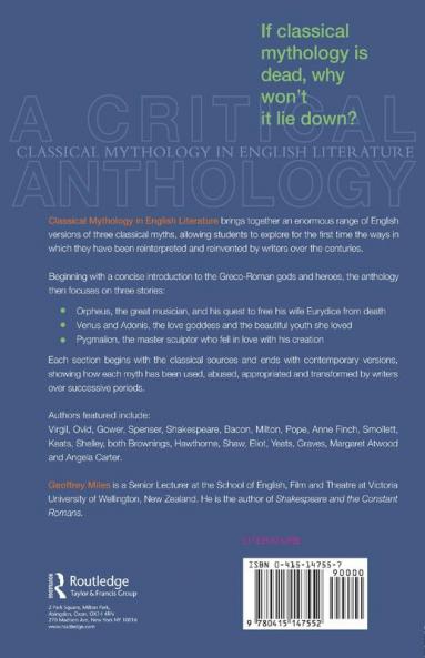 Classical Mythology in English Literature