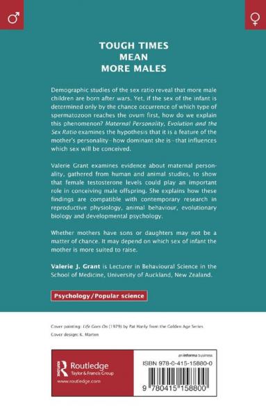 Maternal Personality Evolution and the Sex Ratio