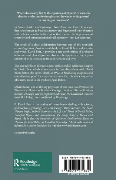 Science Order and Creativity Second Edition