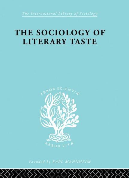 Sociology Lit Taste Ils 90