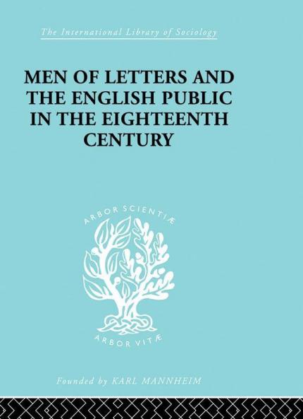 Men of Letters and the English Public in the 18th Century