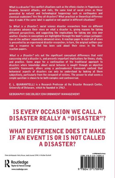 What Is a Disaster?