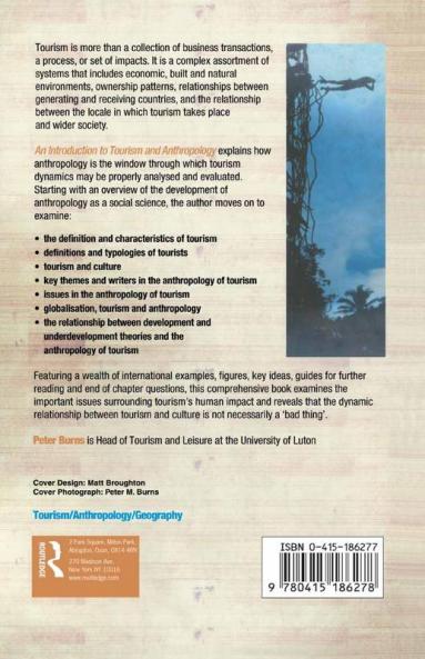 Introduction to Tourism and Anthropology