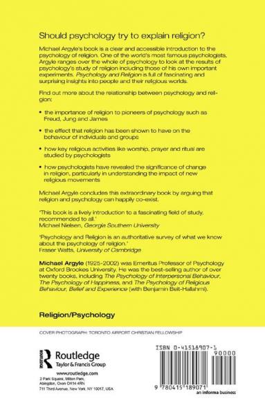 Psychology and Religion