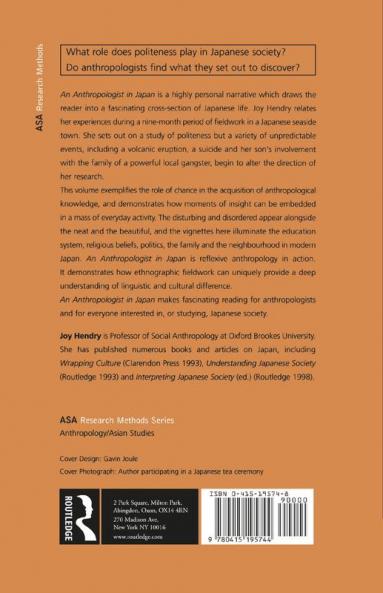 Anthropologist in Japan