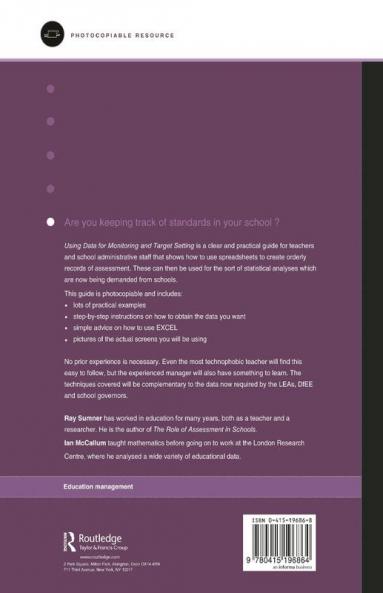 Using Data for Monitoring and Target Setting