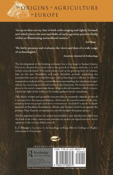Origins of Agriculture in Europe