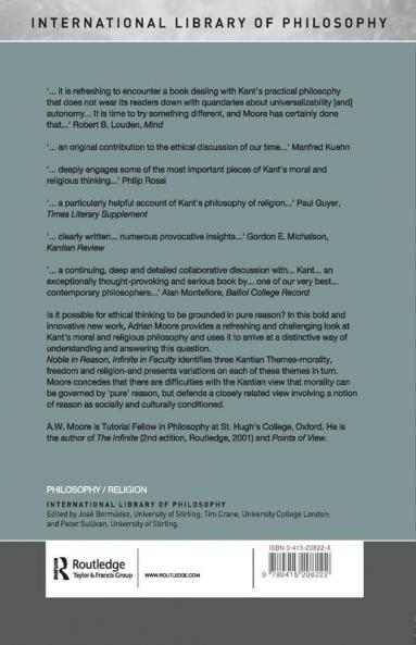 Noble in Reason Infinite in Faculty