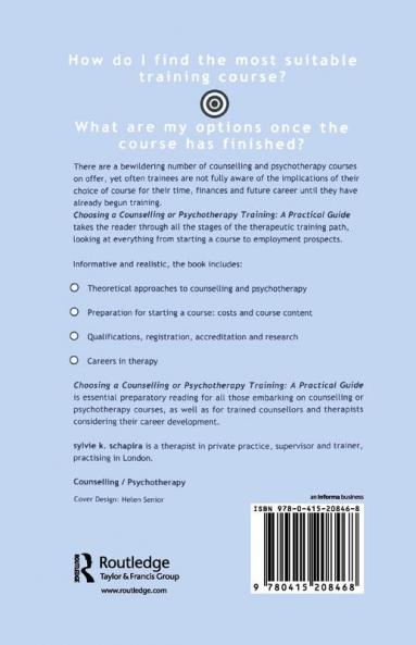 Choosing a Counselling or Psychotherapy Training