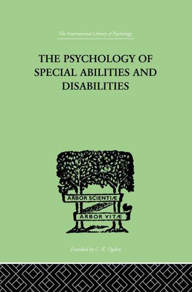Psychology Of Special Abilities And Disabilities