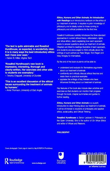 Ethics Humans and Other Animals