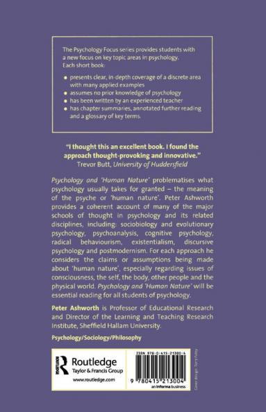 Psychology and 'Human Nature'