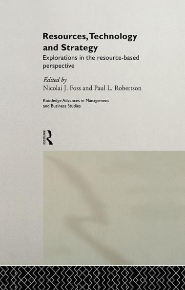 Resources Technology and Strategy