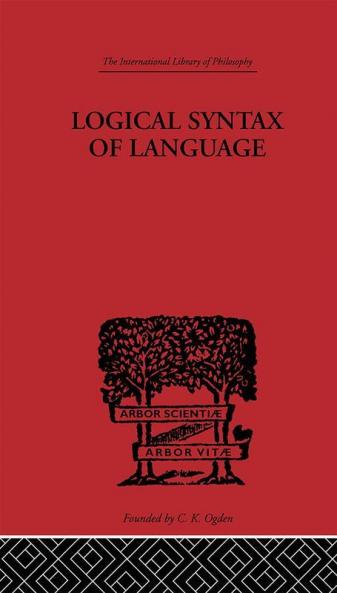 Logical Syntax of Language