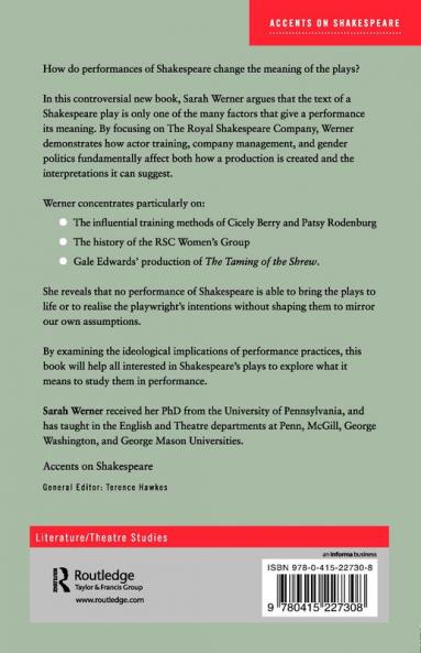 Shakespeare and Feminist Performance