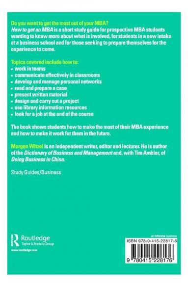How to Get an MBA