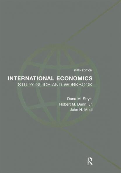 International Economics Study Guide and Workbook