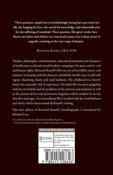 Autobiography of Bertrand Russell