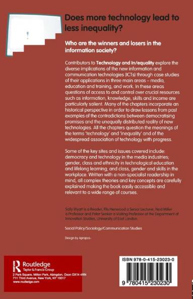 Technology and In/Equality