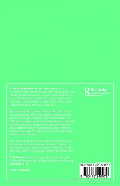Promoting Assessment as Learning