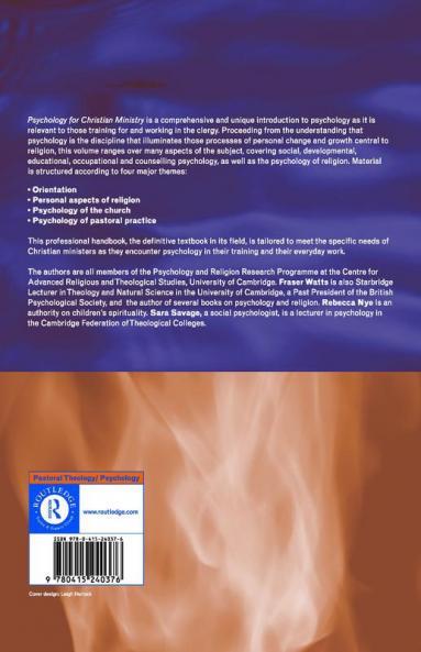 Psychology for Christian Ministry