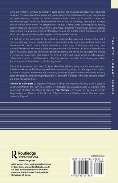 Planning for Crime Prevention