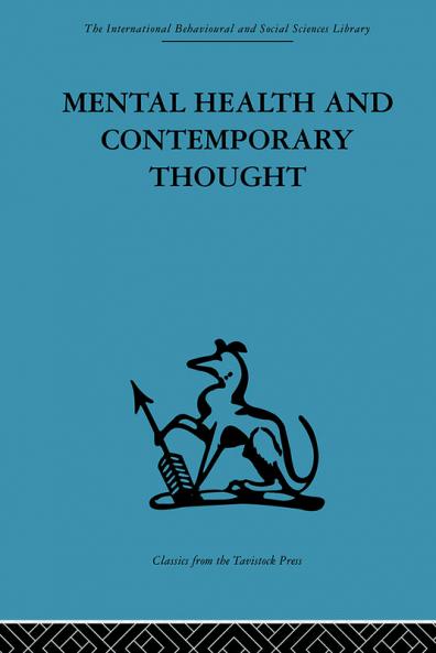 Mental Health and Contemporary Thought