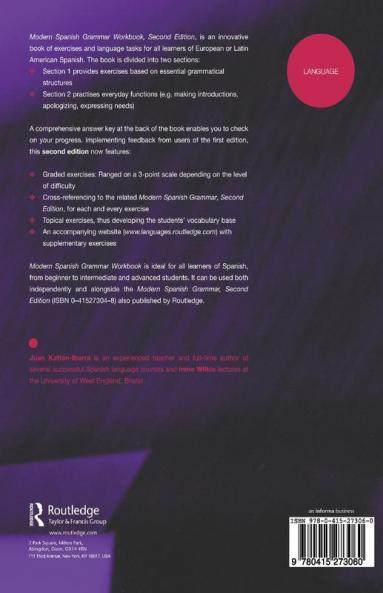 Modern Spanish Grammar Workbook