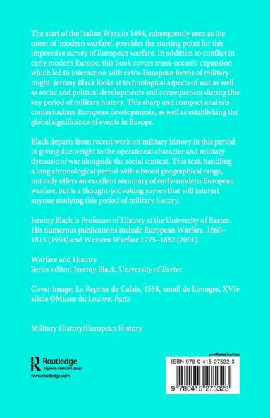 European Warfare 1494-1660