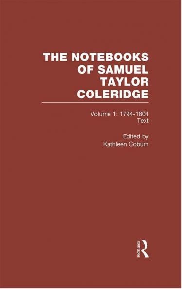 Coleridge Notebooks V1 Text