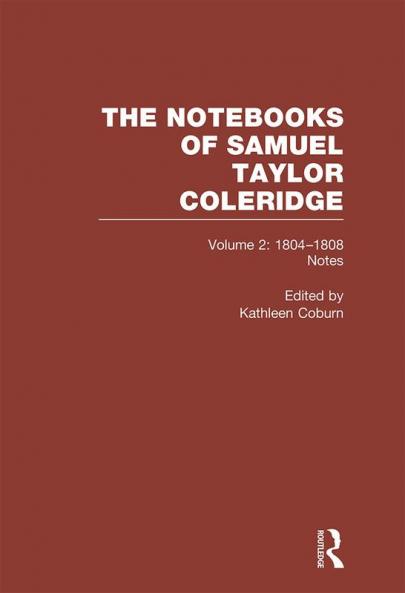 Coleridge Notebooks V2 Notes