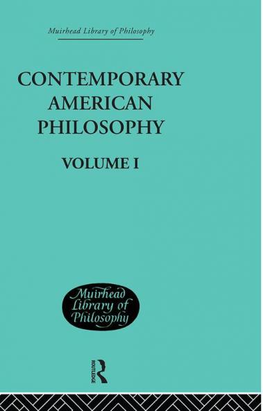 Contemporary American Philosophy