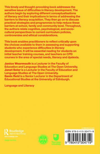 Meeting Difficulties in Literacy Development