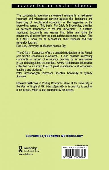 Crisis in Economics